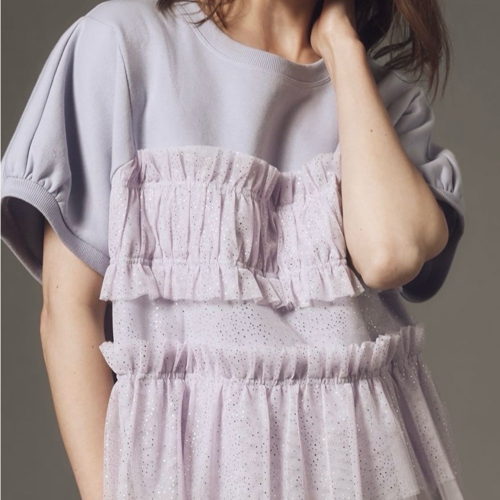 NWT ANTHROPOLOGIE Lavender Women's Top